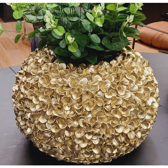 Light en Living Vaas deco Ø47,5x30 cm PHYLIA goud