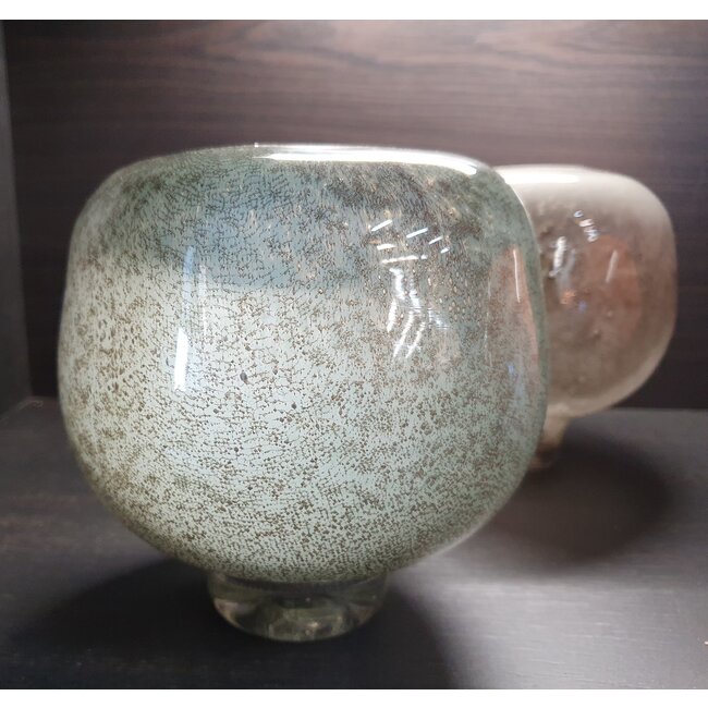 Light en Living Windlicht ELIA glas mint groen