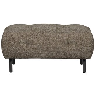 Woood Lloyd Hocker Grof Geweven Donkerbruin Melange Woood Lloyd Hocker Grof Geweven Donkerbruin Melange