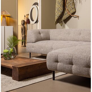 Woood Cuno Salontafel Laag Hout Donkerbruin