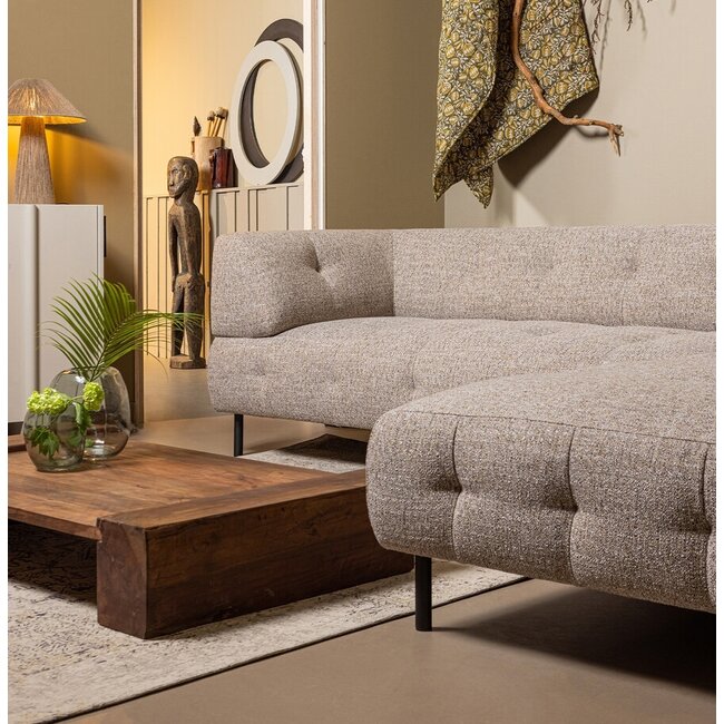Woood Cuno Salontafel Laag Hout Donkerbruin