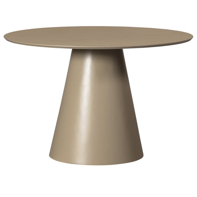 Woood Jorre Eettafel Mdf Militair Bruin Ø120cm