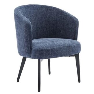 Tower Living Fauteuil Albi - stof Nature 302 Denim blauw