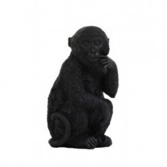Light en Living Ornament Aap Zwart S