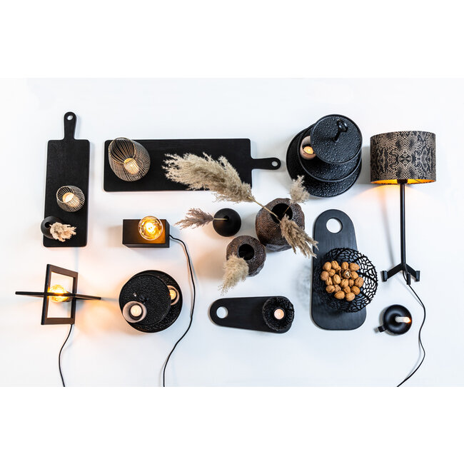 Light en Living Lampvoet 15,5x15,5x40 cm DENNIS mat zwart