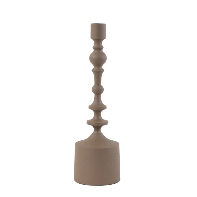 Light en Living Kandelaar Ø10x34 cm SHEVA mat bruin