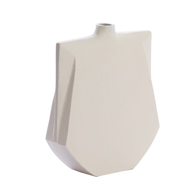 Light en Living Vaas deco 27,5x7x32,5 cm MAKAHA crème