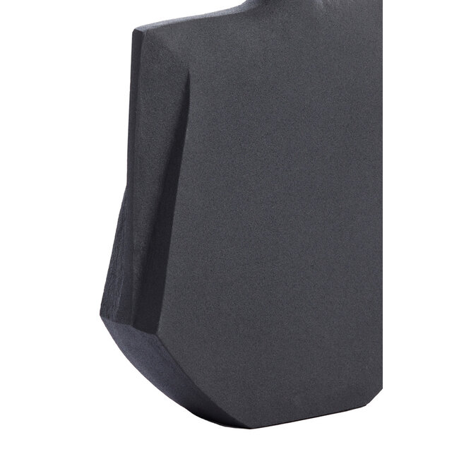 Light en Living Vaas deco 27,5x7x32,5 cm MAKAHA mat zwart