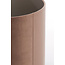 Light en Living Lampenkap cilinder 35-35-30 cm VELOURS chocolade bruin