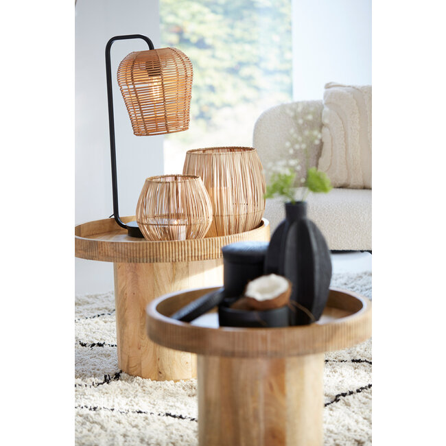 Light en Living Lampvoet 26,5x20x60 cm MARENO mat zwart