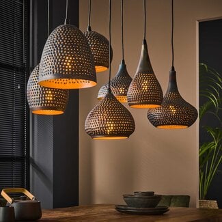 WoonStijl Hanglamp 4+3 punch mix