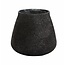 Light en Living Theelicht Siluwa Glas glitter zwart Ø9x9 cm