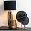 Light en Living Ornament op voet 25x10x35 cm GOUYA  zwart agaat+antiek brons