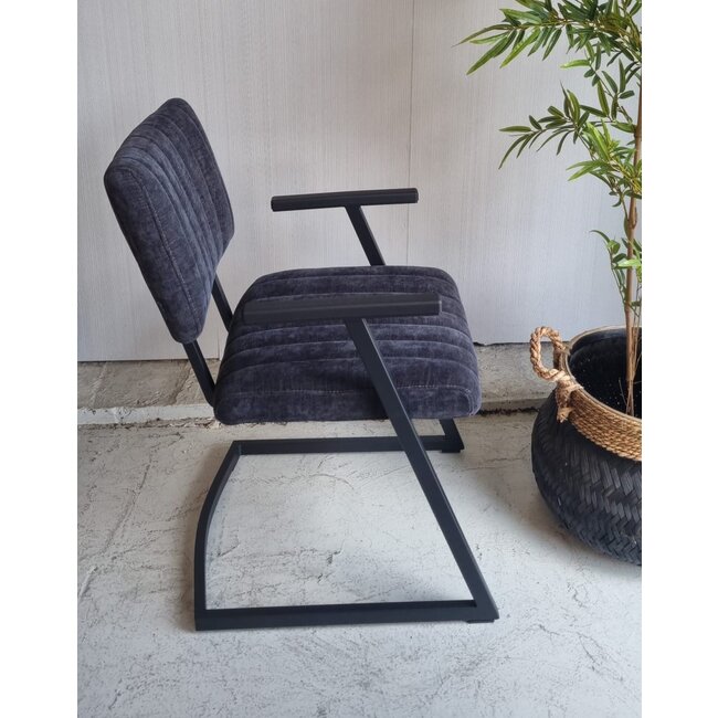 WoonMax Eettafelstoel  Mats Miami - Ash, Zwart of Toffee