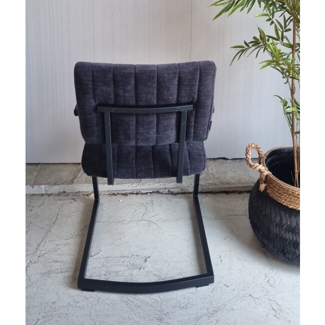 WoonMax Eettafelstoel  Mats Miami - Ash, Zwart of Toffee