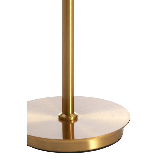 Light en Living Tafellamp Ø20x43 cm MEDINA glas  smoke+goud