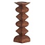 Light en Living Kandelaar Ø10,5x33,5 cm ALVERCA hout roodbruin
