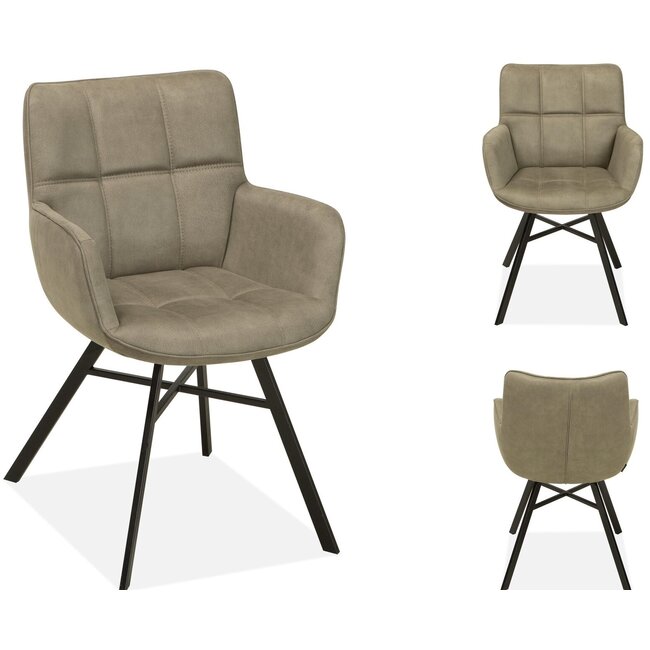 WoonMax Eetkamerstoel Marcon - Diverse kleuren Luxor