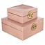 Richmond Interiors  Juwelen box Rosaly groot blush roze