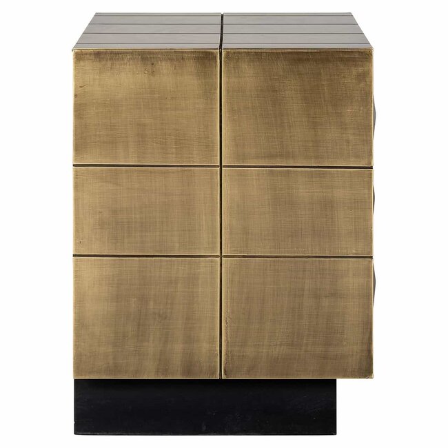 Richmond Interiors  Ladenkast Collada 3-laden (Brushed Gold)