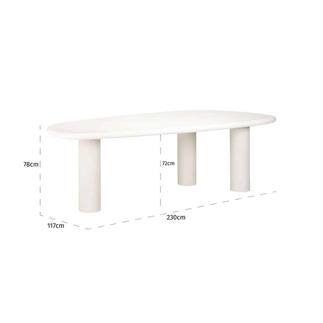 Richmond Interiors  Eettafel Bloomstone 235 cm
