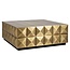 Richmond Interiors  Salontafel Collada incl. glasplaat (Brushed Gold)