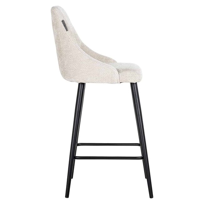 Richmond Interiors  Counter stoel Brooke cream unicorn (set van 2) (Unicorn 11 cream)