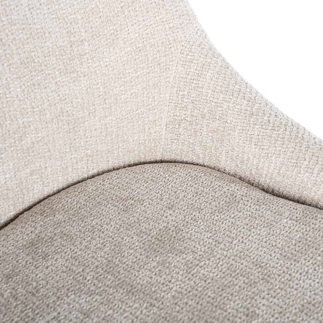 Richmond Interiors  Counter stoel Brooke cream unicorn (set van 2) (Unicorn 11 cream)