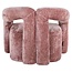 Richmond Interiors  Fauteuil Dana rose chenille (Bergen 705 rose chenille)