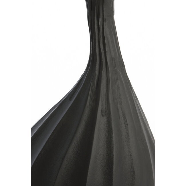 Light en Living Vaas deco 20x20x48 cm NYOKO mat zwart