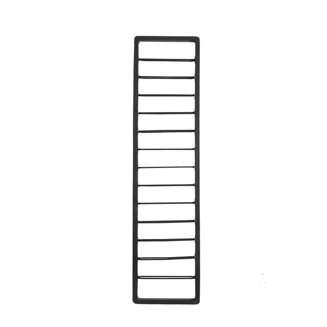 Light en Living Wijnrek 13 flessen 40x6x160 cm SORRENTO hout zwart+zwart