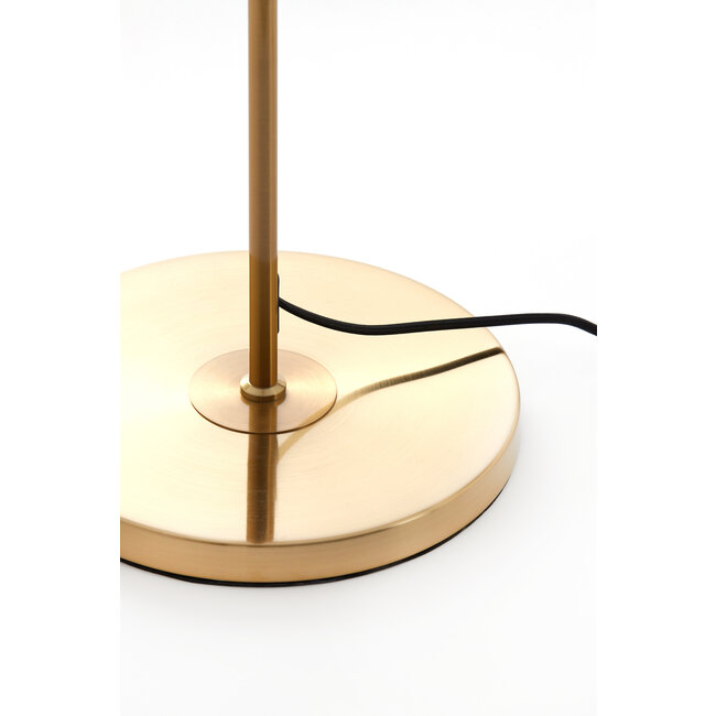 Light en Living Vloerlamp Ø30x160 cm MEDINA glas  smoke+goud