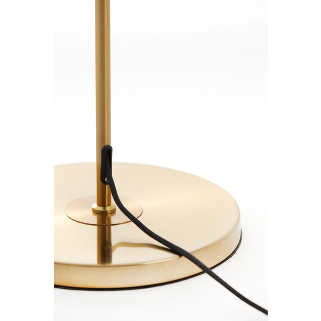 Light en Living Vloerlamp Ø30x160 cm MEDINA glas  smoke+goud