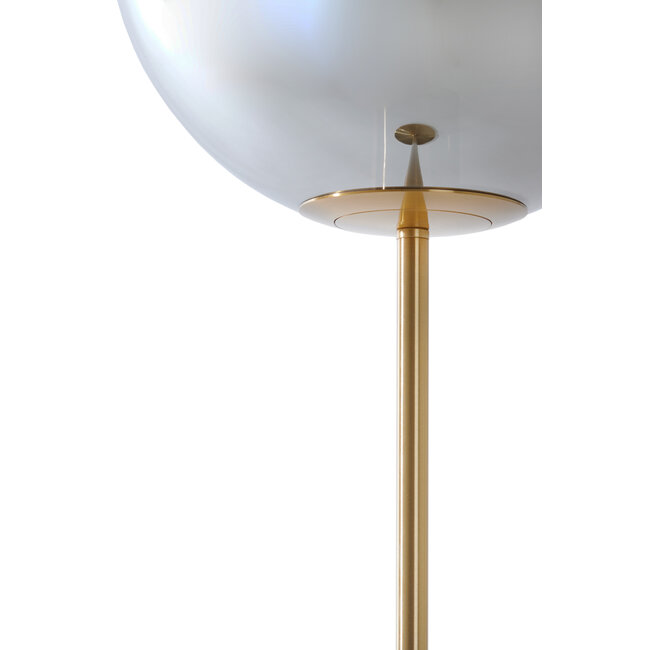 Light en Living Vloerlamp Ø30x160 cm MEDINA glas  smoke+goud
