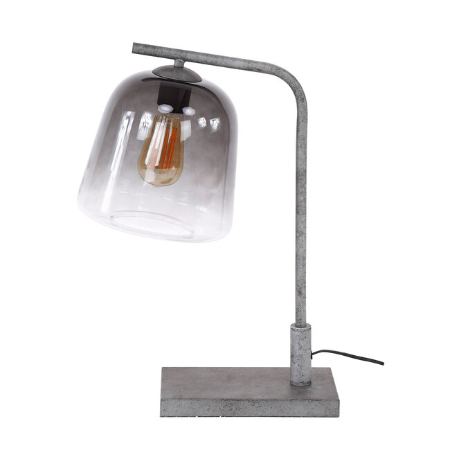 WoonStijl Tafellamp 1L grey shaded