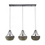 WoonStijl Hanglamp 3x kegel waterhyacint