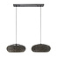 WoonStijl Hanglamp 2x disk waterhyacint