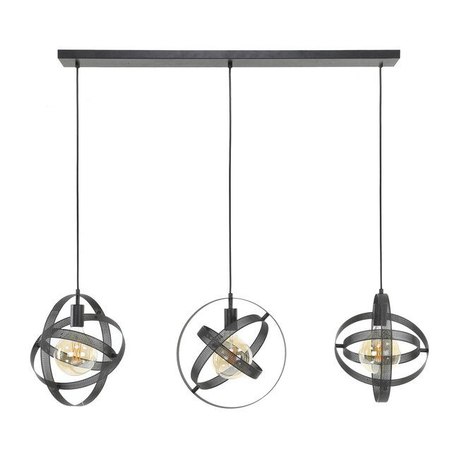 WoonStijl Hanglamp Cosmos Mesh met 3 lampen