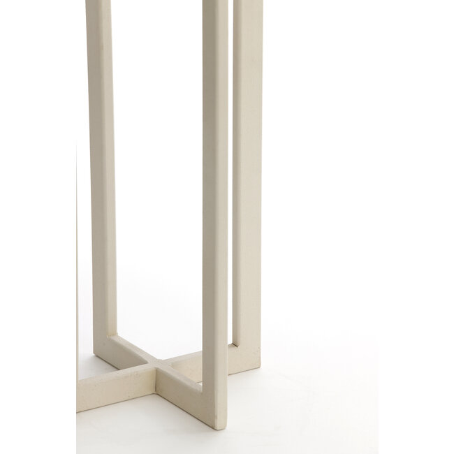 Light en Living Lampvoet 21x21x46 cm MACE crème