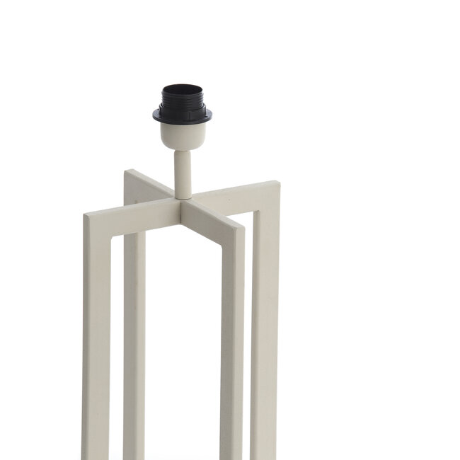 Light en Living Lampvoet 21x21x46 cm MACE crème