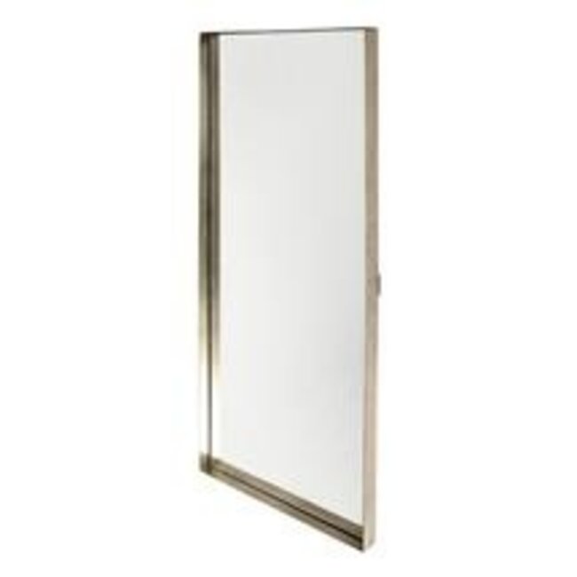 WoonStijl Spiegel 40x100 opstaande rand goudkleurig