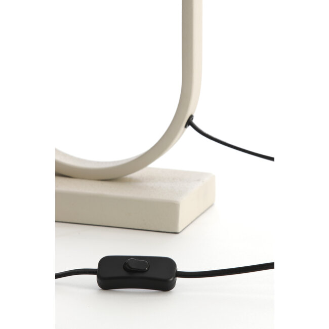 Light en Living Lampvoet 21x10x45 cm JAMIRI creme