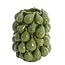 Light en Living Vaas deco 23,5x23x32,5 cm NATALIA keramiek donker groen