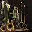 Light en Living Kandelaar Ø13x46 cm ANTIGA antiek  brons