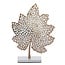 Light & Living Ornament op voet 28x8x35 cm LEAF  goud+marmer wit