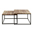 WoonStijl Salontafel set van 2 square acacia