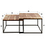 WoonStijl Salontafel set van 2 square acacia