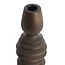Light en Living Kandelaar Ø7,5x28 cm AFIFE hout mat  donker bruin