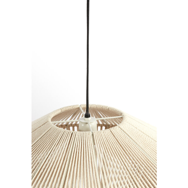 Light en Living Hanglamp Ø53x37 cm FELIDA crème