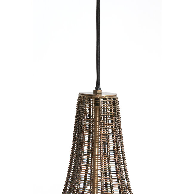 Light en Living Hanglamp Ø25x41,5 cm MARIAMA antiek  brons